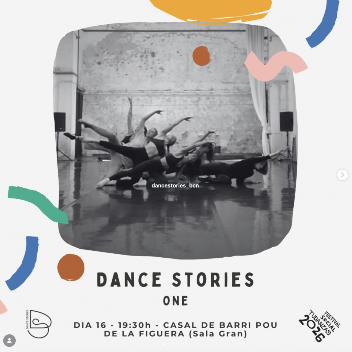 Poster Tudanzas Festival 2026 - Dance Stories Company - ONE